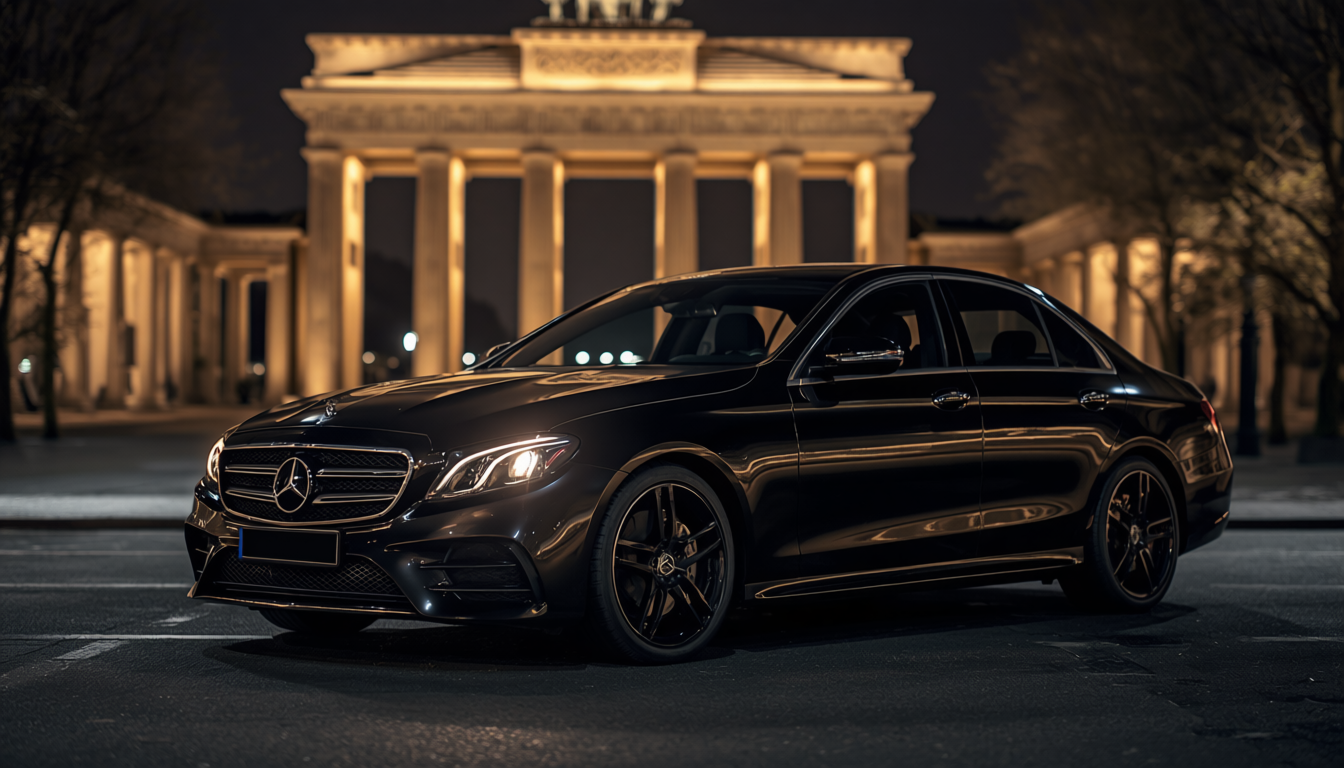 Mercedes-Benz E-Klasse vor dem Brandenburger Tor