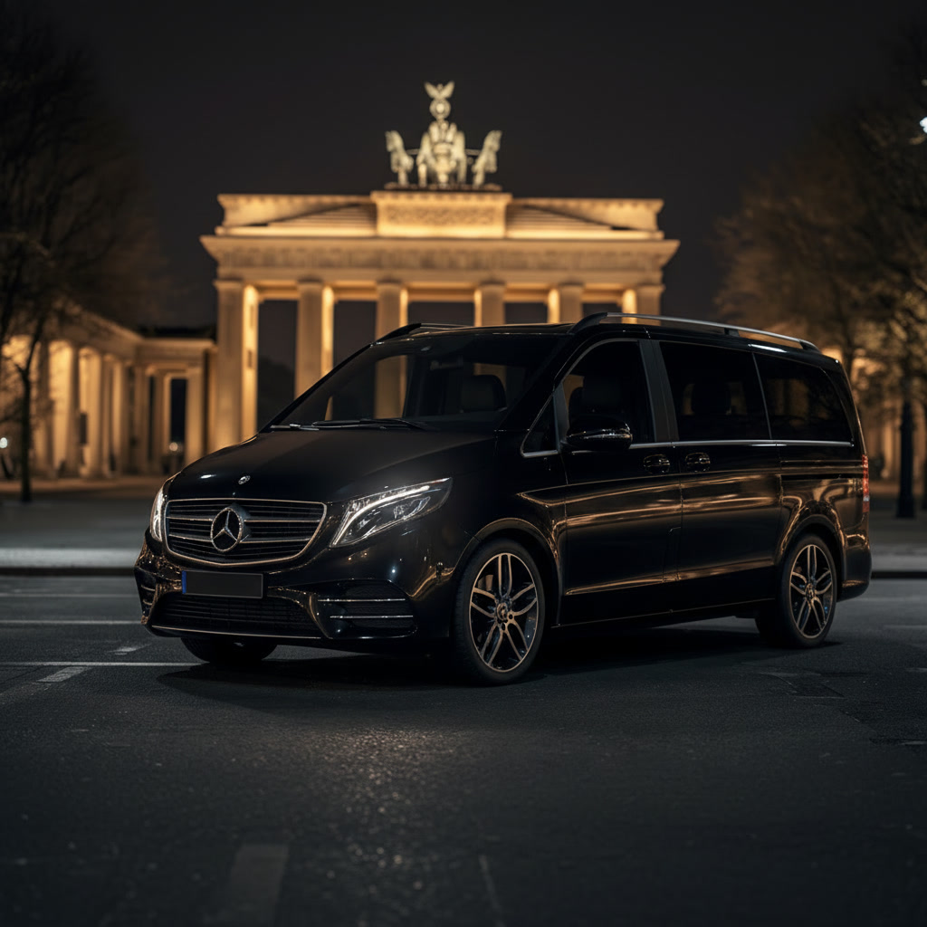 Mercedes-Benz V-Klasse vor dem Brandenburger Tor